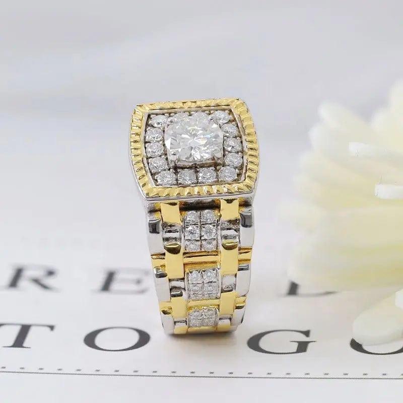 JBR Jeweler Lab Grown Engagement Ring Round Cut Lab Grown-CVD Diamond Jubilee Men's Ring