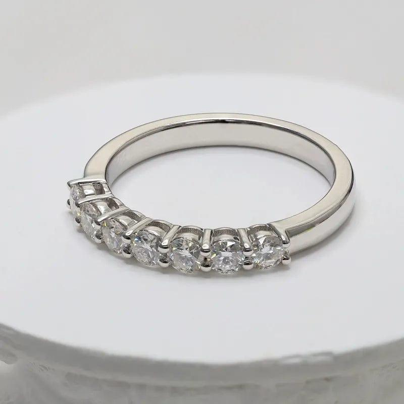 JBR Jeweler Lab Grown Wedding Ring Round Lab Grown-CVD Diamond Stacking Band Wedding Ring