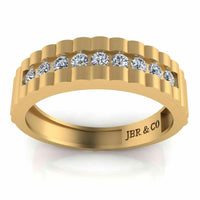 Simple Classic Wedding Sterling Silver Unisex Band - JBR Jeweler