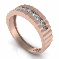 Simple Classic Wedding Sterling Silver Unisex Band - JBR Jeweler