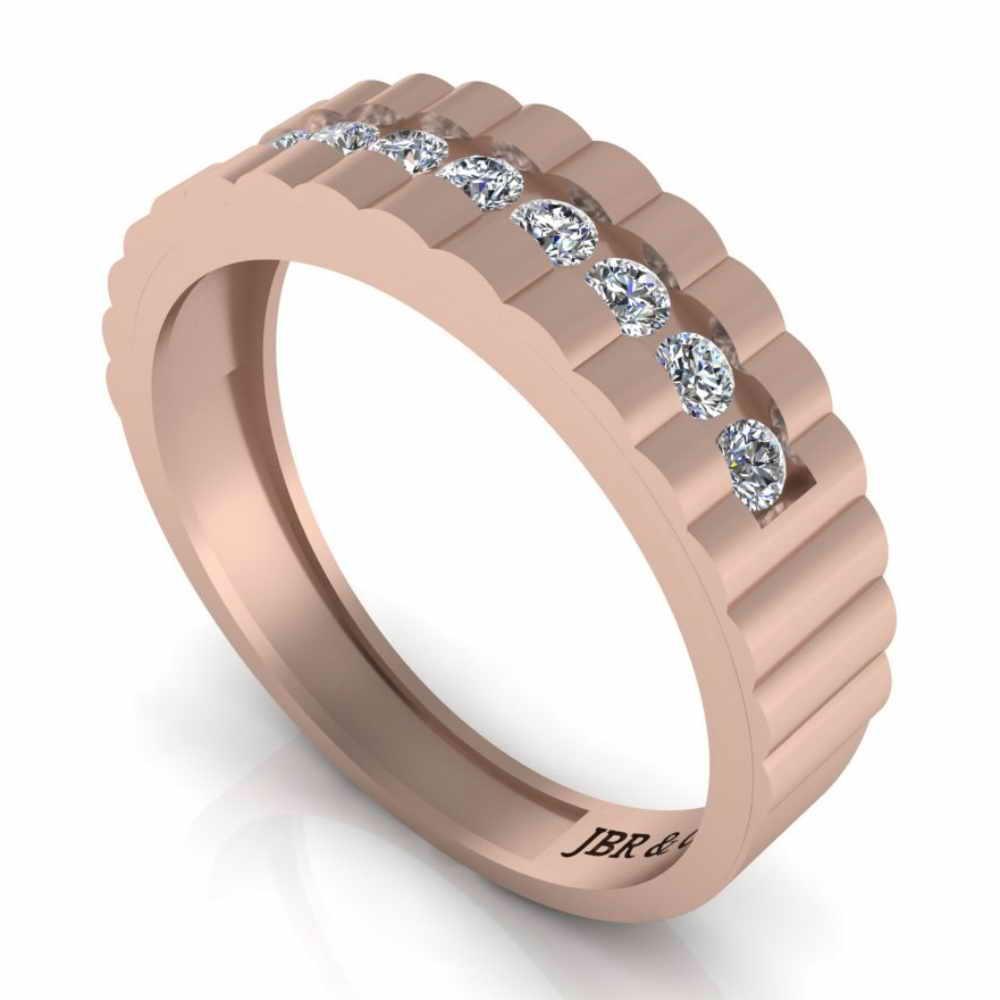 Simple Classic Wedding Sterling Silver Unisex Band - JBR Jeweler