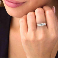 Simple Classic Wedding Sterling Silver Unisex Band - JBR Jeweler