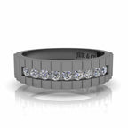 Simple Classic Wedding Sterling Silver Unisex Band - JBR Jeweler