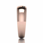 JBR Jeweler Silver Ring Simple Design Round Cut Sterling Silver Men's Ring