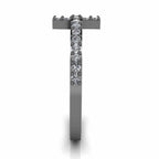 JBR Jeweler Silver Ring Simple Jesus Cross Sterling Silver Ring
