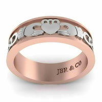 Sterling Silver Celtic Knot Claddagh Ring - JBR Jeweler