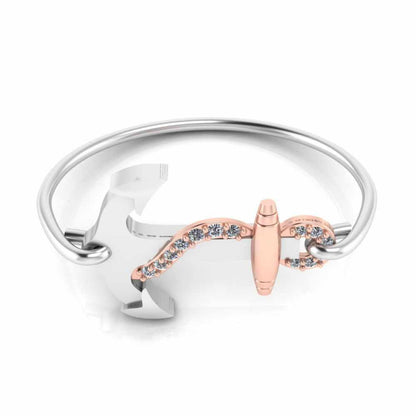 Summer Party Wear Anchor Bangle Bracelets For Women - JBR Jeweler