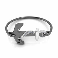 Summer Party Wear Anchor Bangle Bracelets For Women - JBR Jeweler