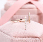 T Cute Dainty Stackable Unique Graduation Ring - JBR Jeweler