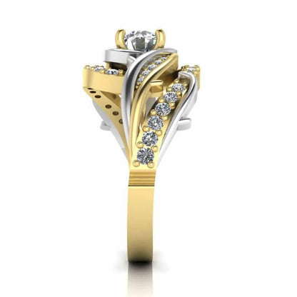 Thorn Engagement Two Tone S925 Ring - JBR Jeweler