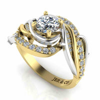 Thorn Engagement Two Tone S925 Ring - JBR Jeweler