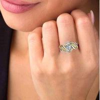 Thorn Engagement Two Tone S925 Ring - JBR Jeweler