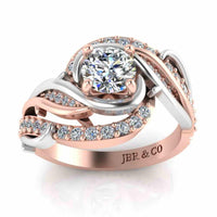 Thorn Engagement Two Tone S925 Ring - JBR Jeweler