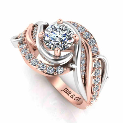 Thorn Engagement Two Tone S925 Ring - JBR Jeweler