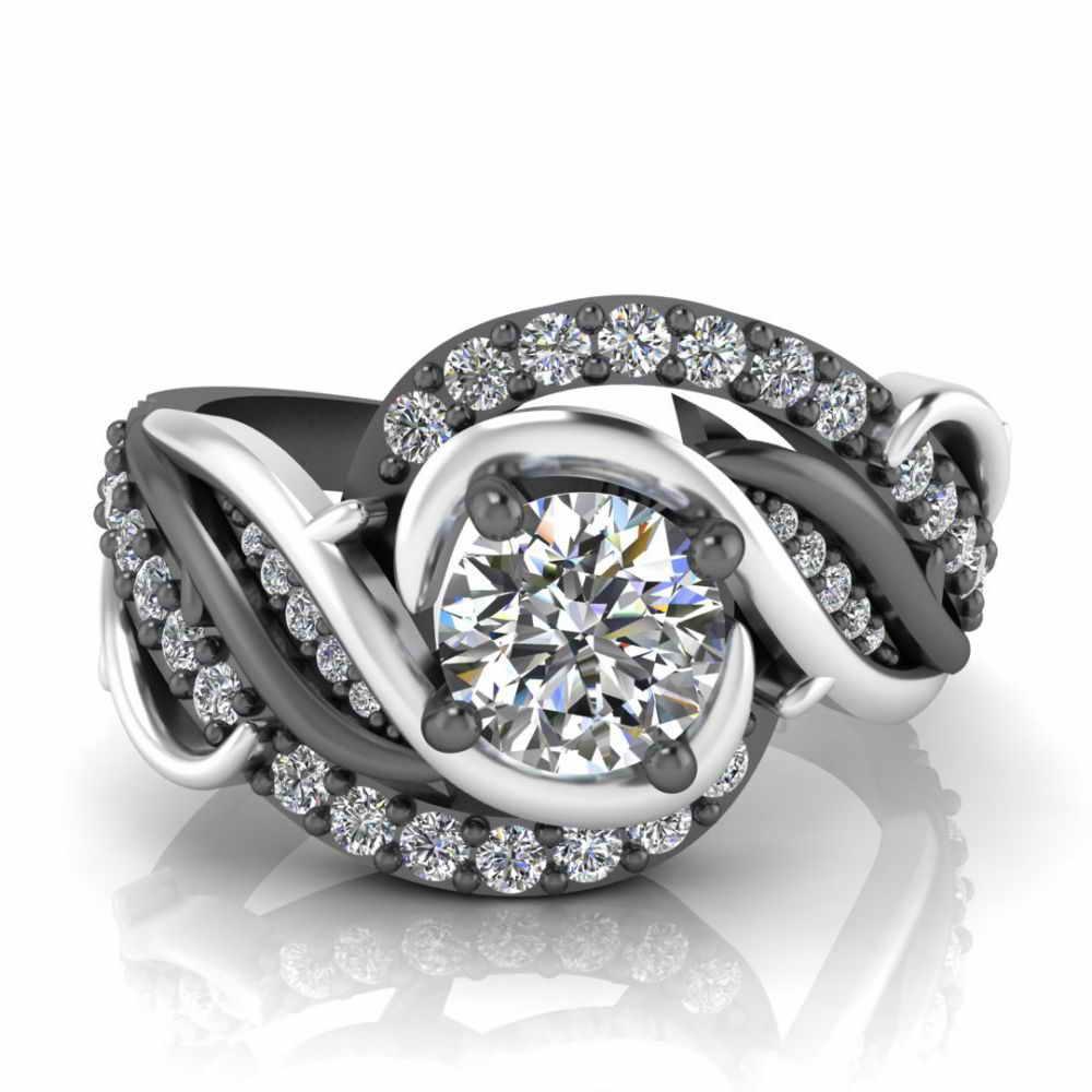 Thorn Engagement Two Tone S925 Ring - JBR Jeweler