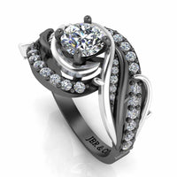 Thorn Engagement Two Tone S925 Ring - JBR Jeweler