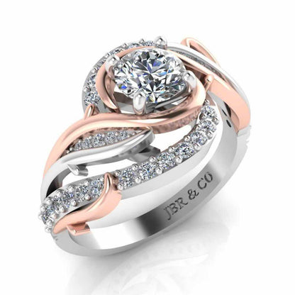 Thorn Engagement Two Tone S925 Ring - JBR Jeweler