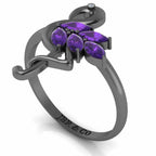 Tropical Flamingo Bird Sterling Silver Dainty Ring - JBR Jeweler