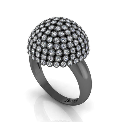 Umbrella Style Round Cut Luxurious Cocktail Ring - JBR Jeweler