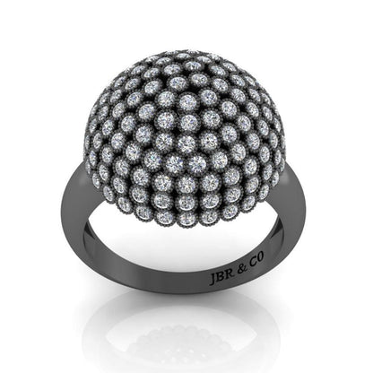 Umbrella Style Round Cut Luxurious Cocktail Ring - JBR Jeweler