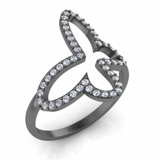 Young teen Open Butterfly Ring in Sterling Silver - JBR Jeweler