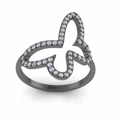 Young teen Open Butterfly Ring in Sterling Silver - JBR Jeweler