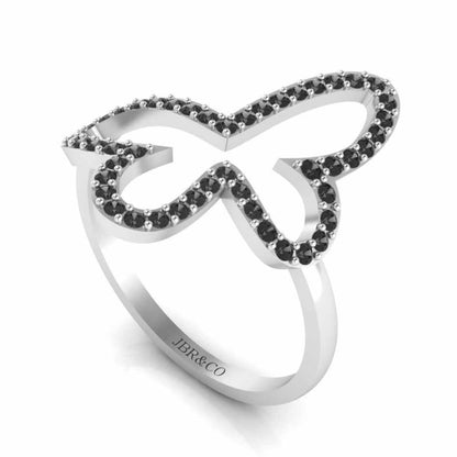 Young teen Open Butterfly Ring in Sterling Silver - JBR Jeweler