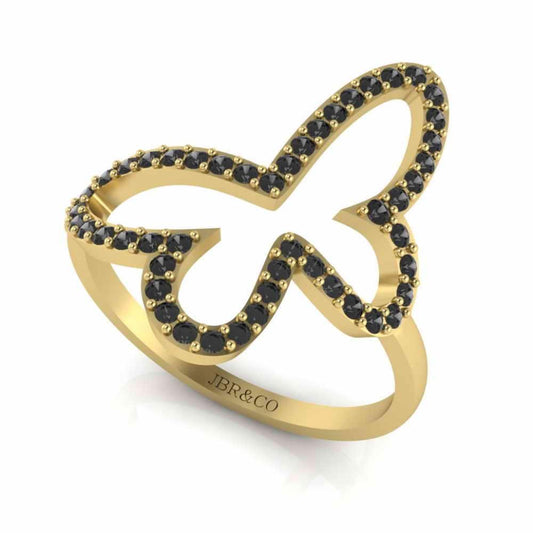 Young teen Open Butterfly Ring in Sterling Silver - JBR Jeweler