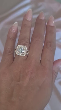 1.70TCt Round Cut Lab Grown Diamond Wedding Engagement Ring